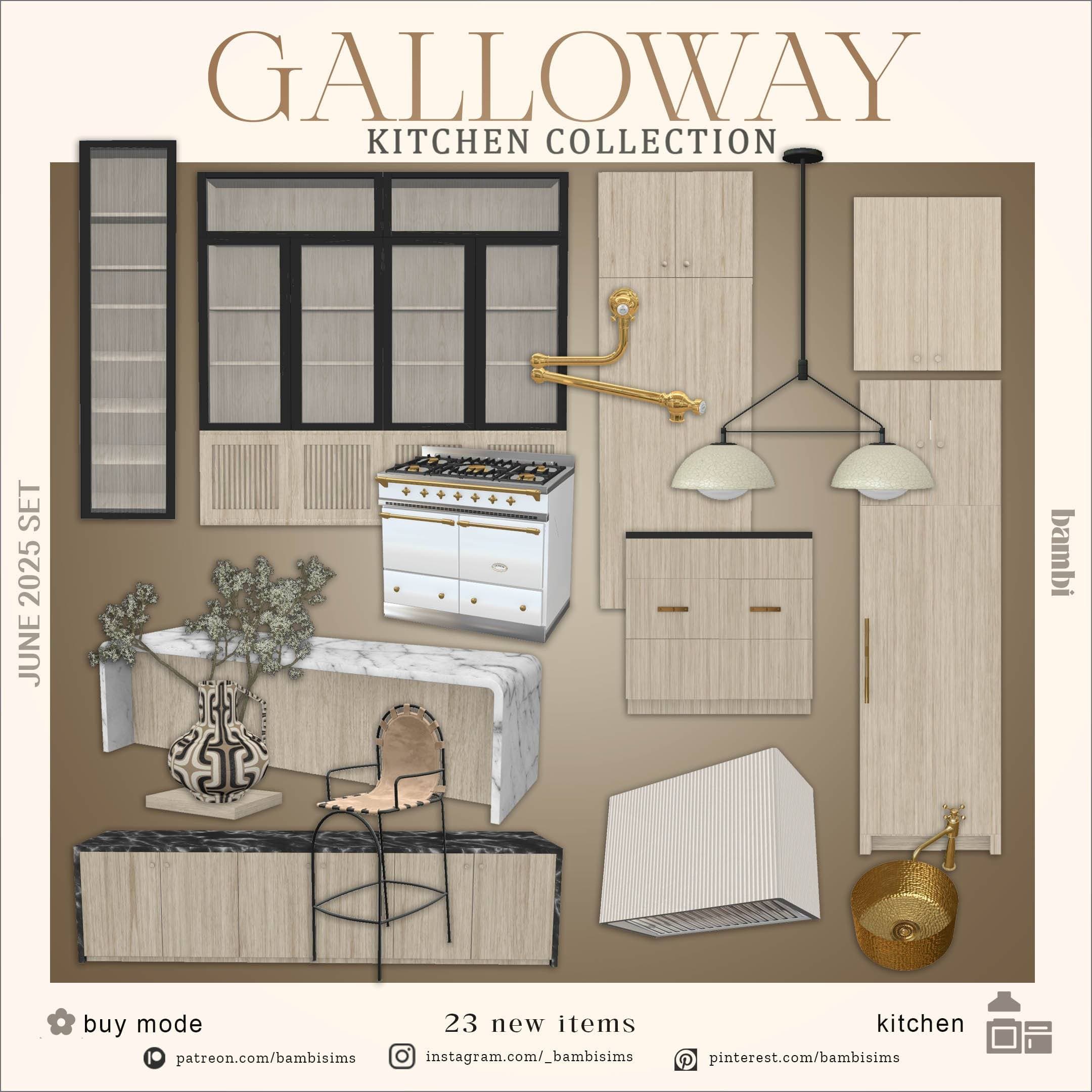 Скриншот мода Набор для кухни Galloway Kitchen